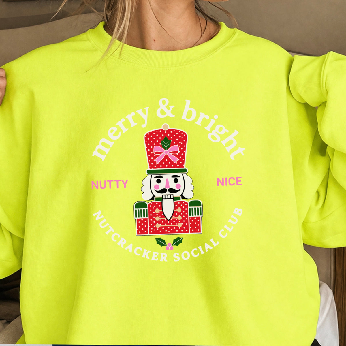 Nutcracker Social Club Christmas Crewneck Sweatshirt