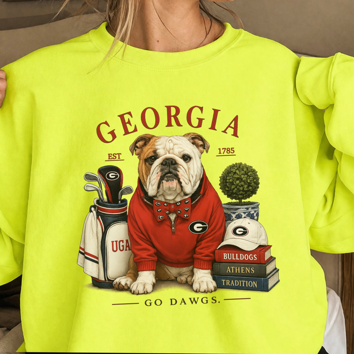 Red & Black Traditions Crewneck Sweatshirt