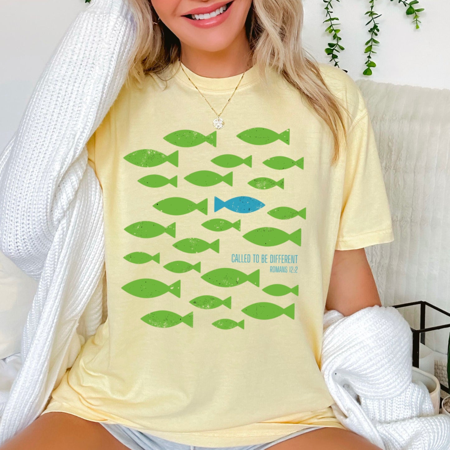 Called To Be Different Christian Comfort Color Graphic Tee