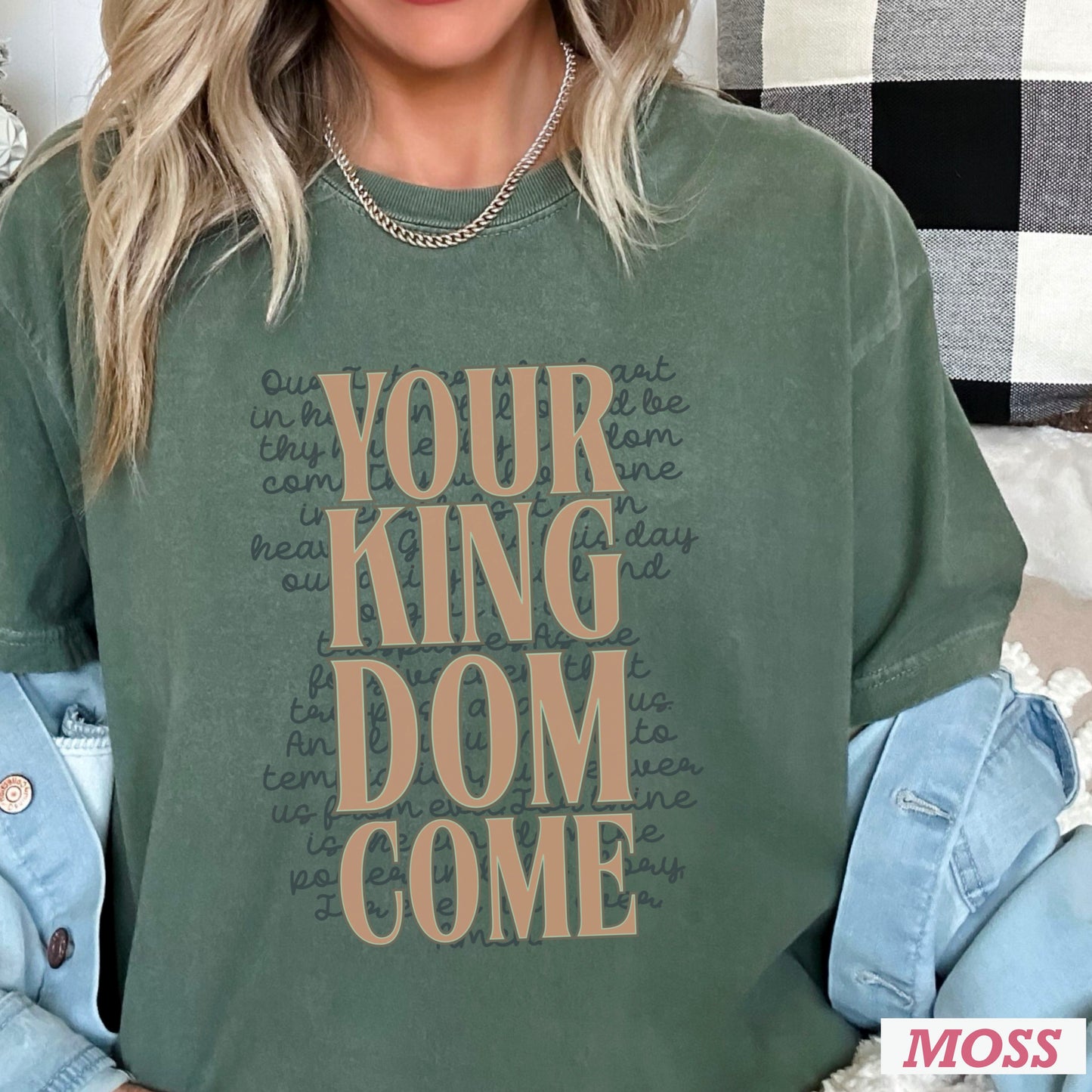 Your Kingdom Come Christian Comfort Color Graphic Tee