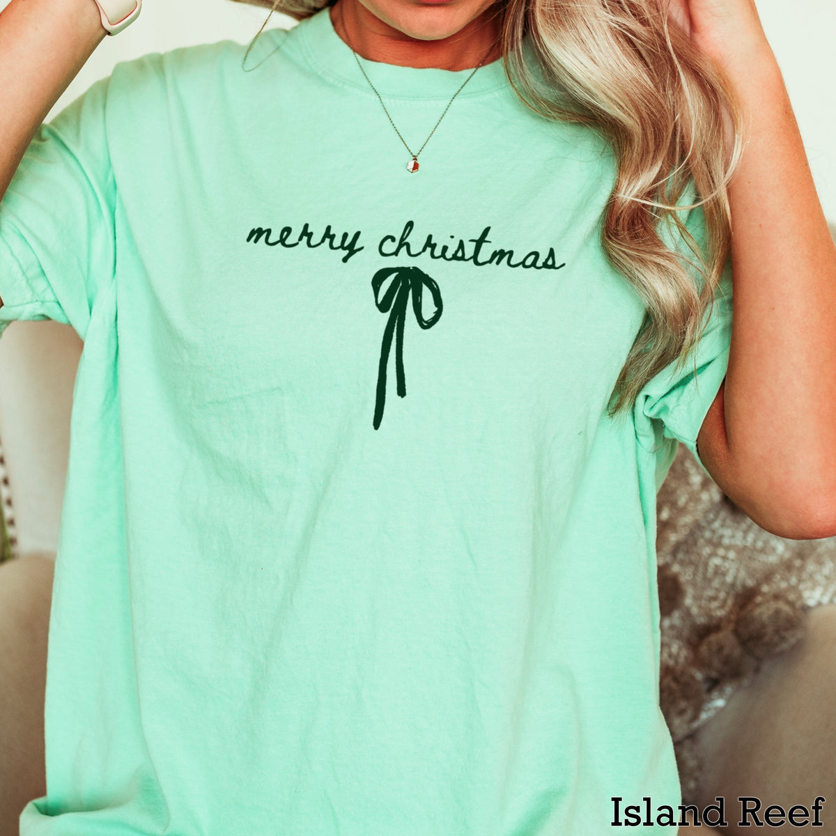 Merry Christmas Comfort Color Graphic Tee
