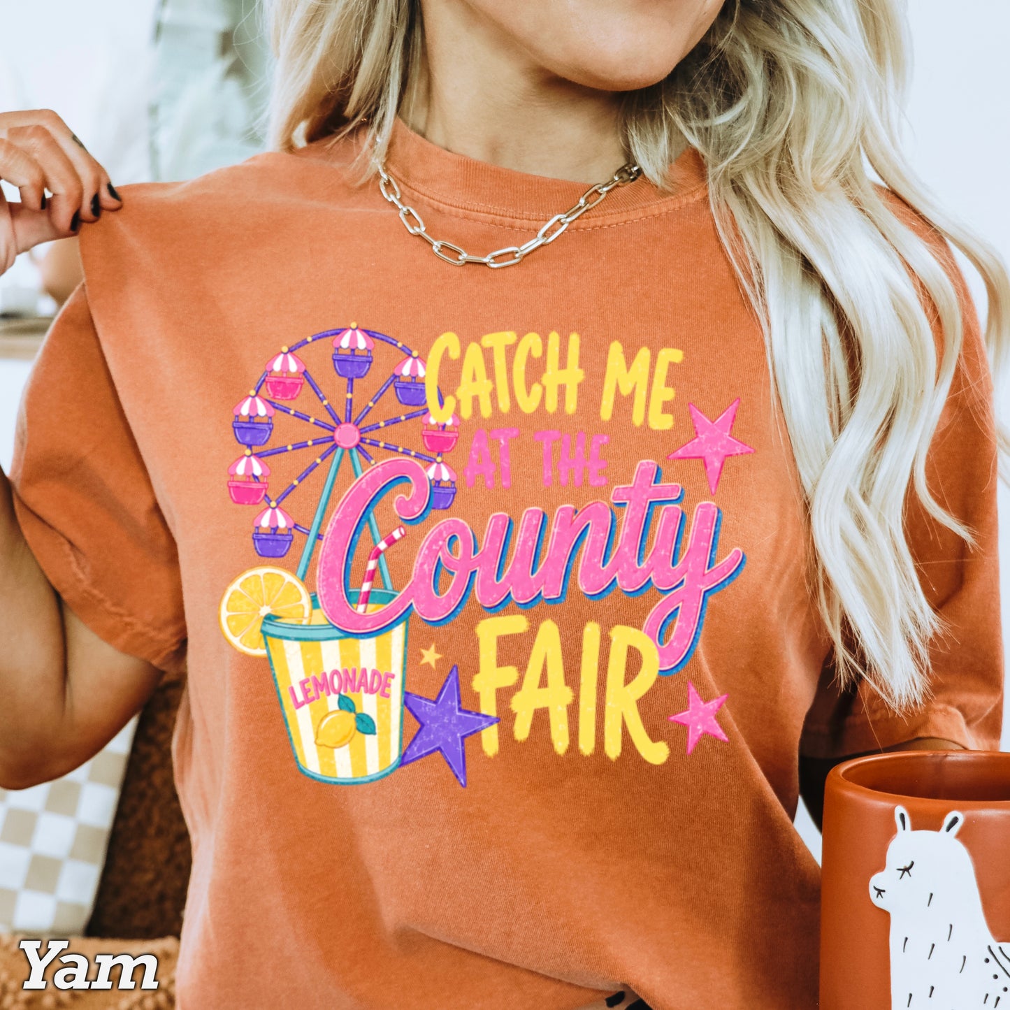 Catch Me At The County Fair Comfort Color Graphic Tee