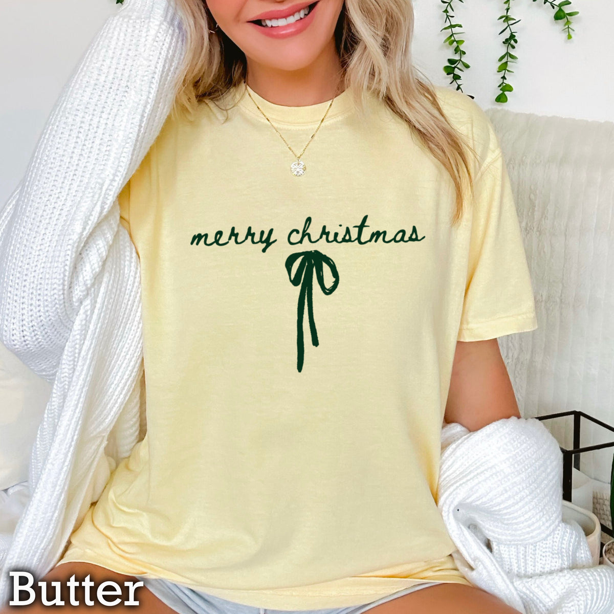 Merry Christmas Comfort Color Graphic Tee