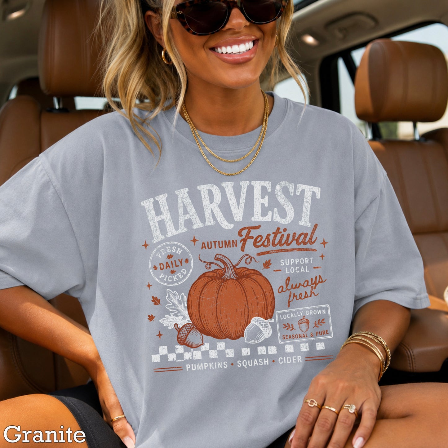 Harvest Festival Comfort Color Graphic Tee