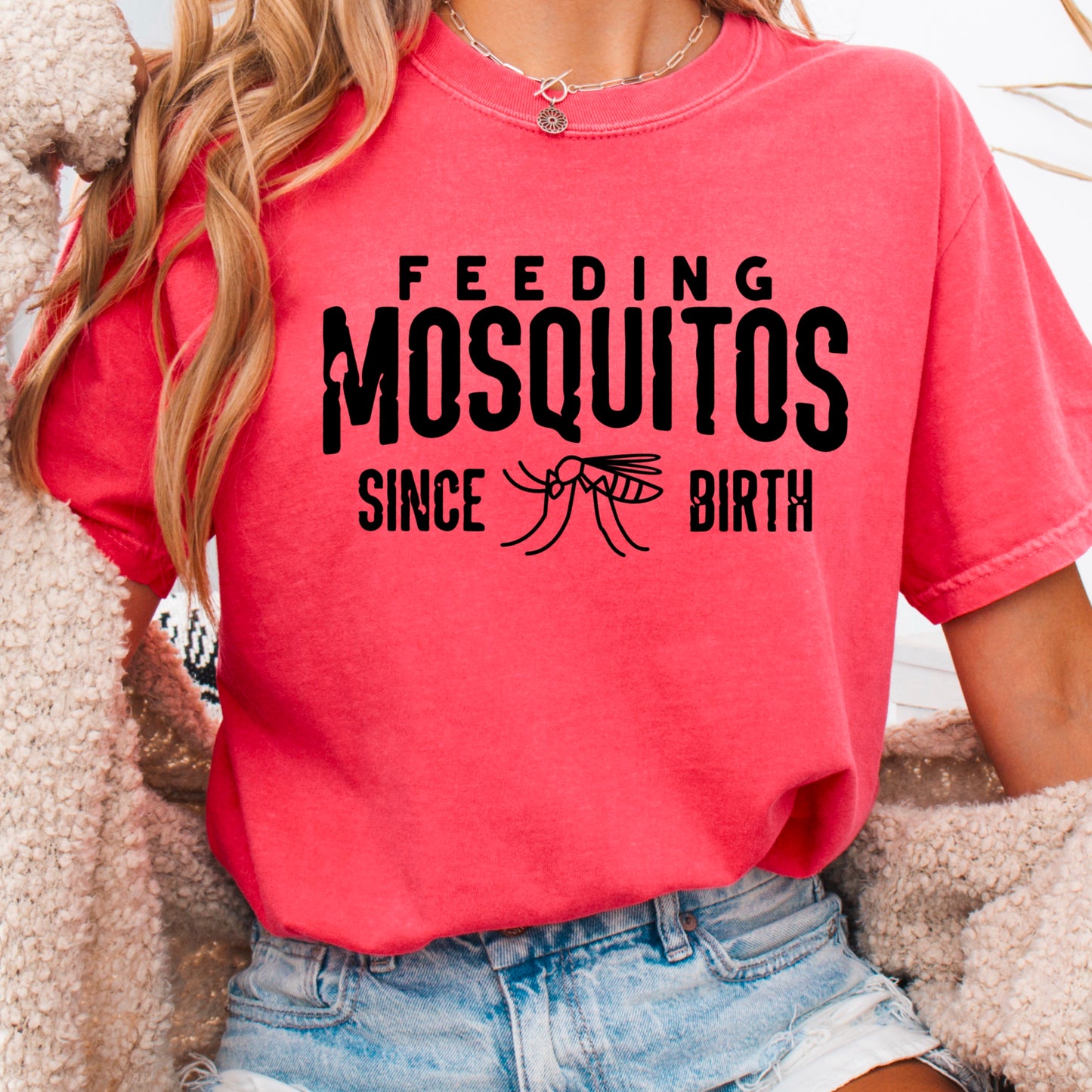 Feeding Mosquitoes Comfort Color Graphic Tee