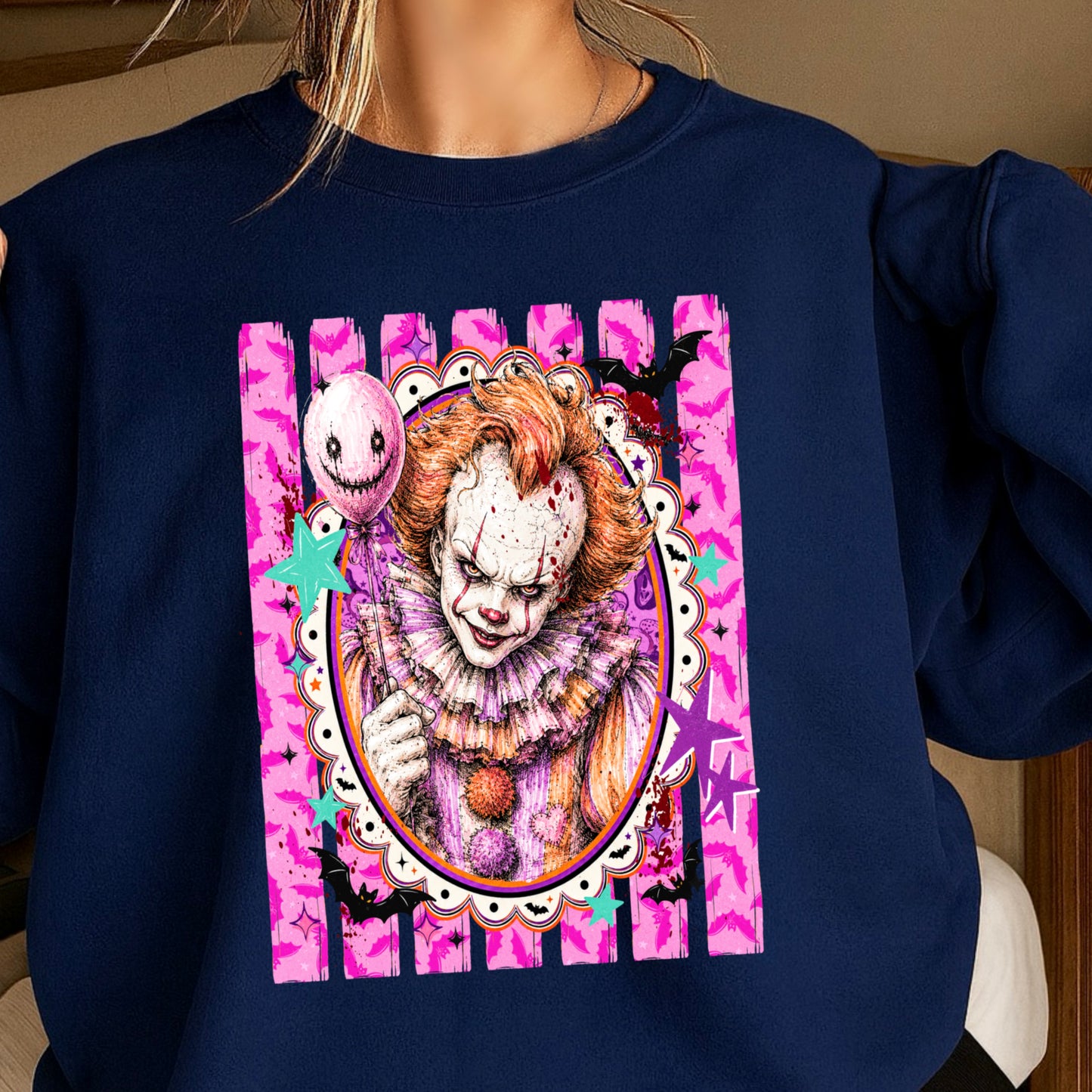 Horror Film Character Crewneck Sweatshirt