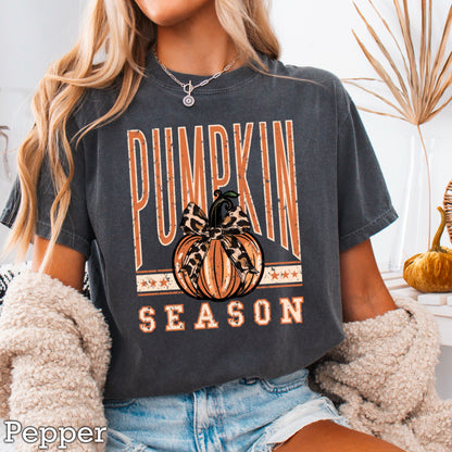 Pumpkin Season Comfort Color Graphic Tee