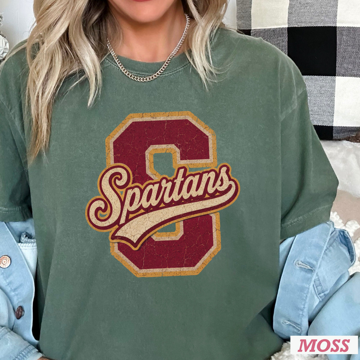 Spartans Comfort Color Graphic Tee