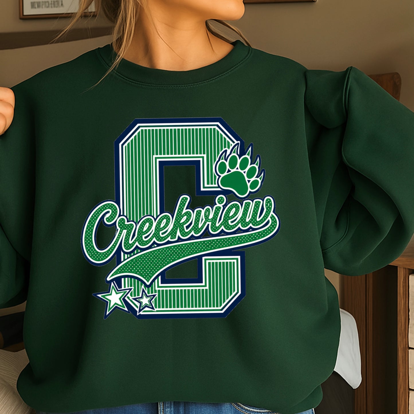 Creekview Grizzlies Crewneck Sweatshirt