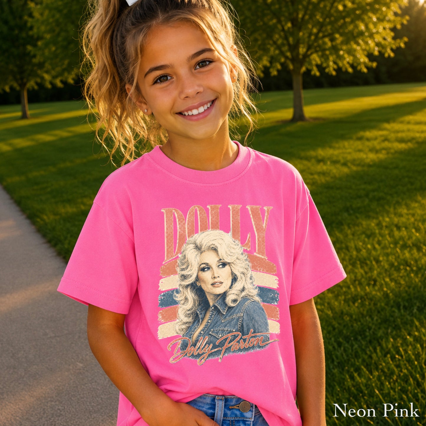 Retro Dolly Youth Comfort Color T-Shirt