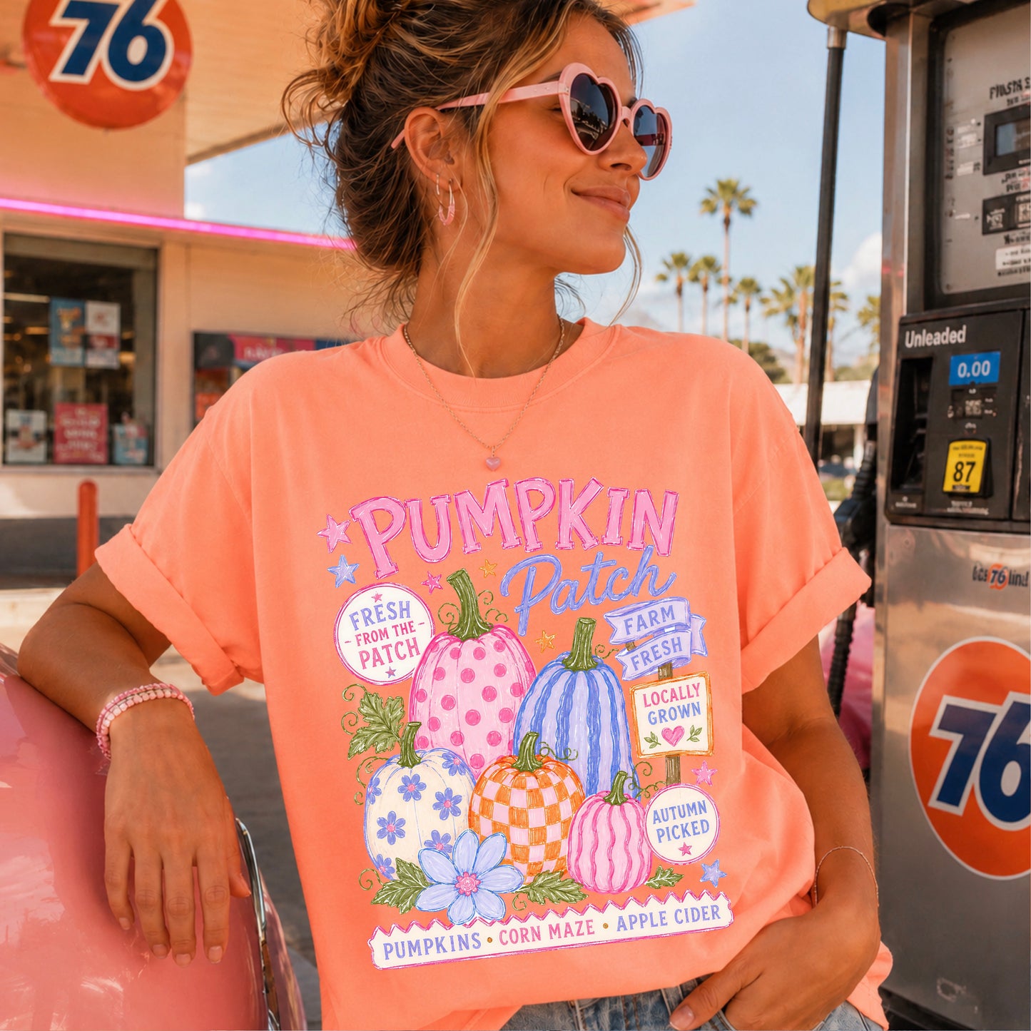 Pumpkin Patch Comfort Color Graphic Tee
