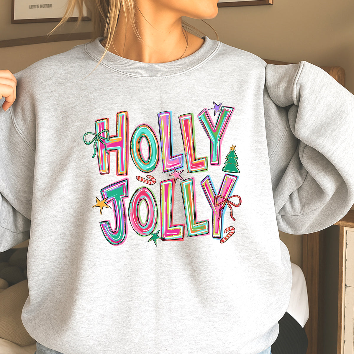Holly Jolly Christmas Crewneck Sweatshirt