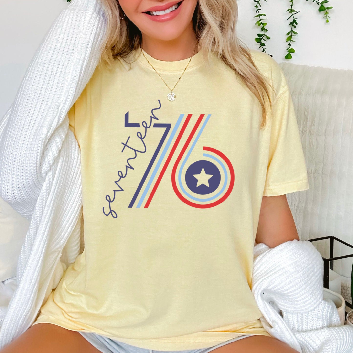 Retro 1776 Comfort Color Graphic Tee