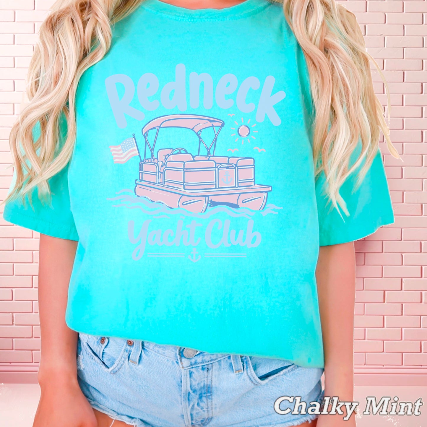 Redneck Yacht Club Comfort Color Graphic Tee