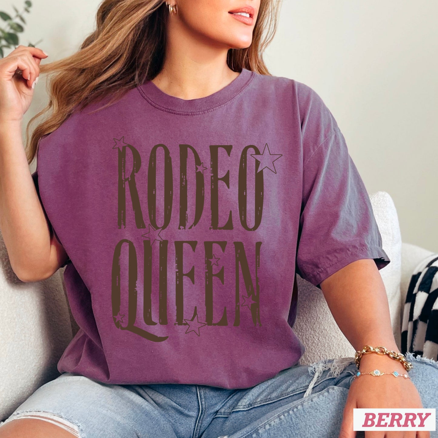 Rodeo Queen Comfort Color Graphic Tee
