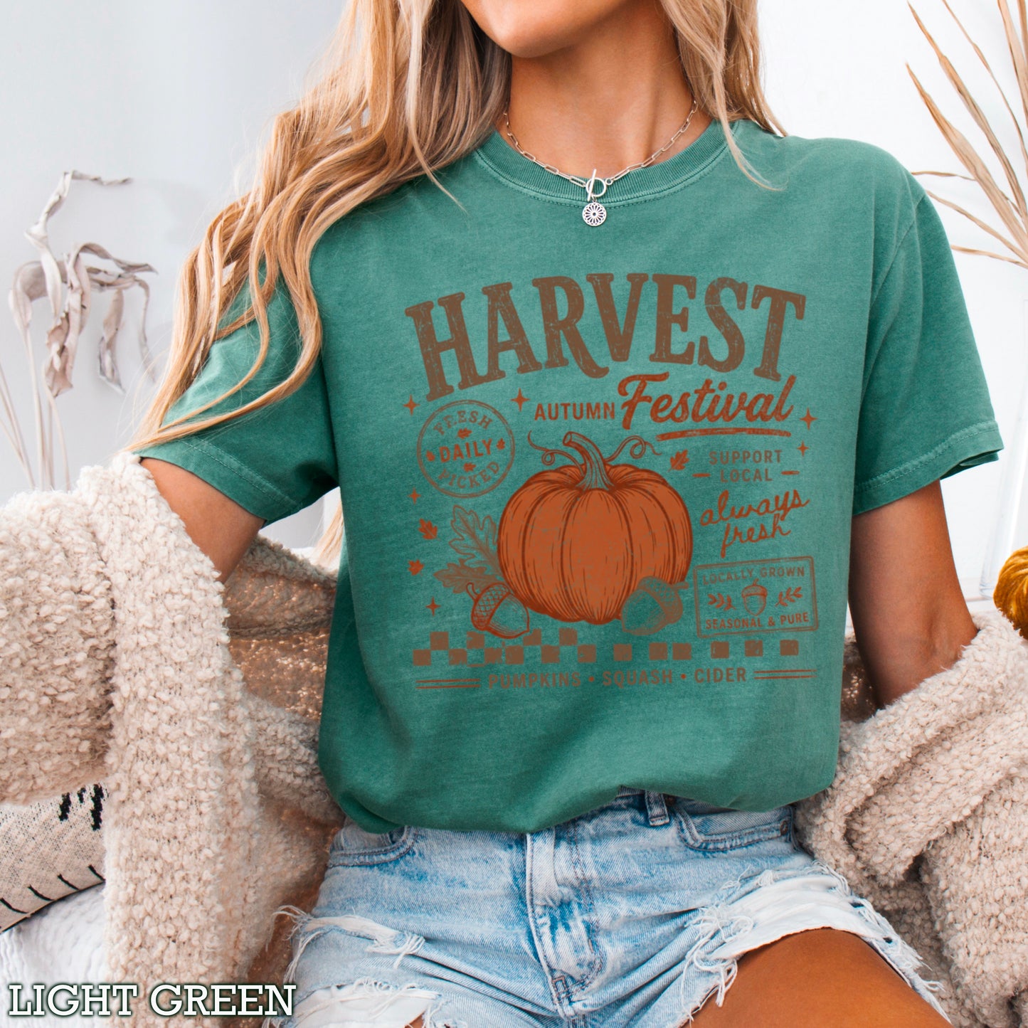 Harvest Festival Comfort Color Graphic Tee