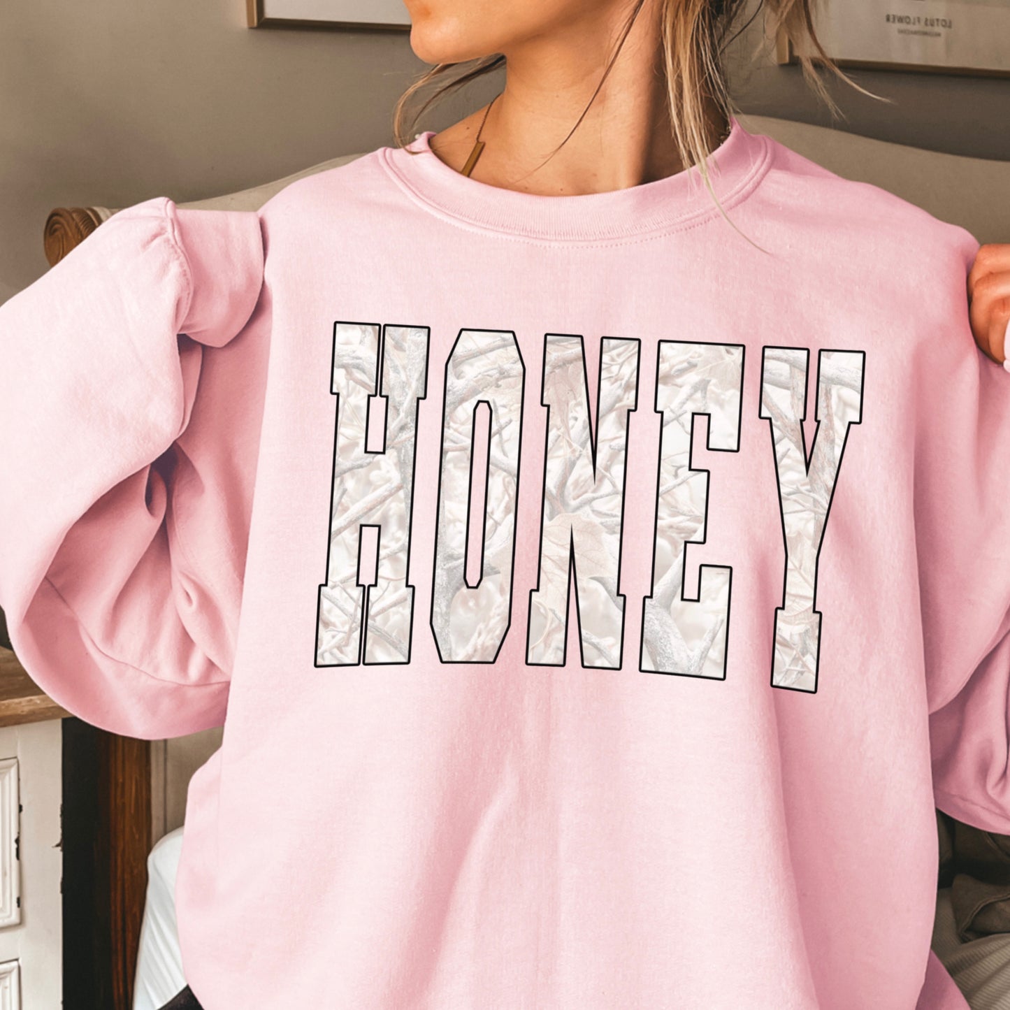 Honey Camo Crewneck Sweatshirt