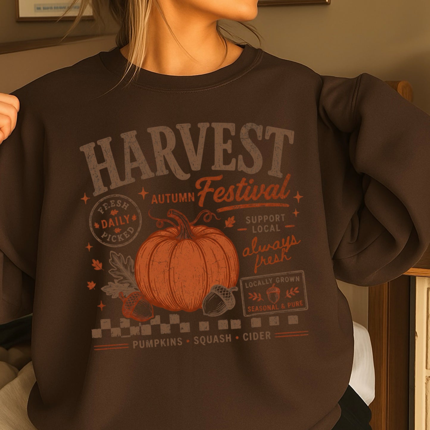 Harvest Festival Fall Crewneck Sweatshirt