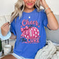 Cheer For The Cure Comfort Color Graphic Tee