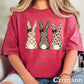Easter Rabbit Trio Easter Comfort Color Graphic Tee