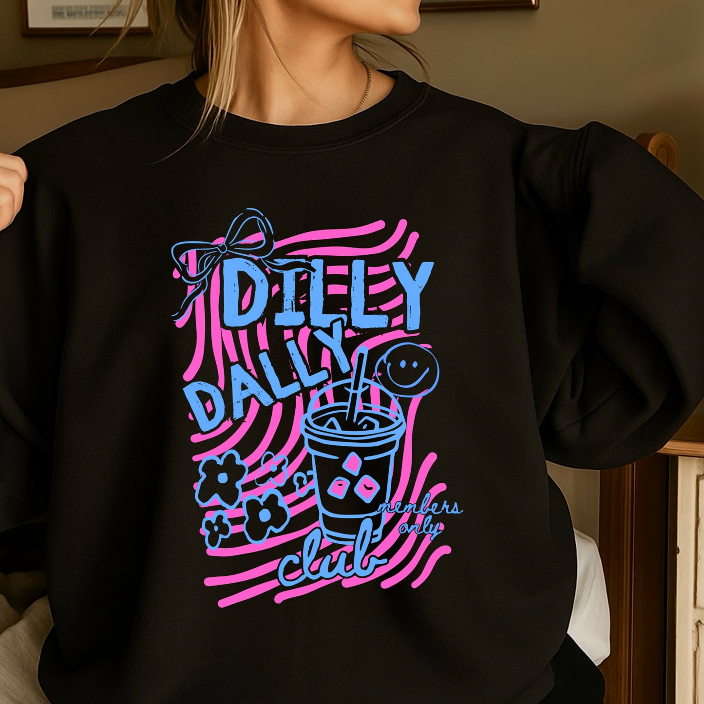 Dilly Dally Club Crewneck Sweatshirt