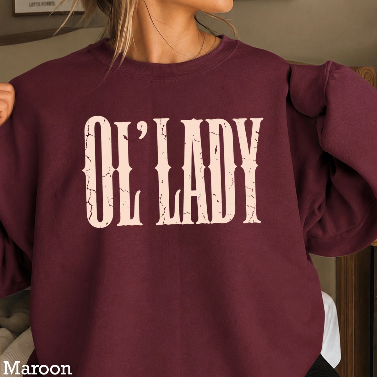 Ol’ Lady Crewneck Sweatshirt