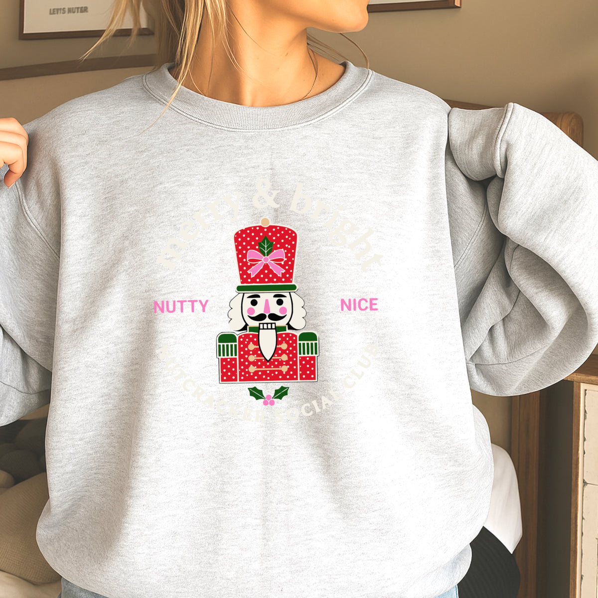 Nutcracker Social Club Christmas Crewneck Sweatshirt
