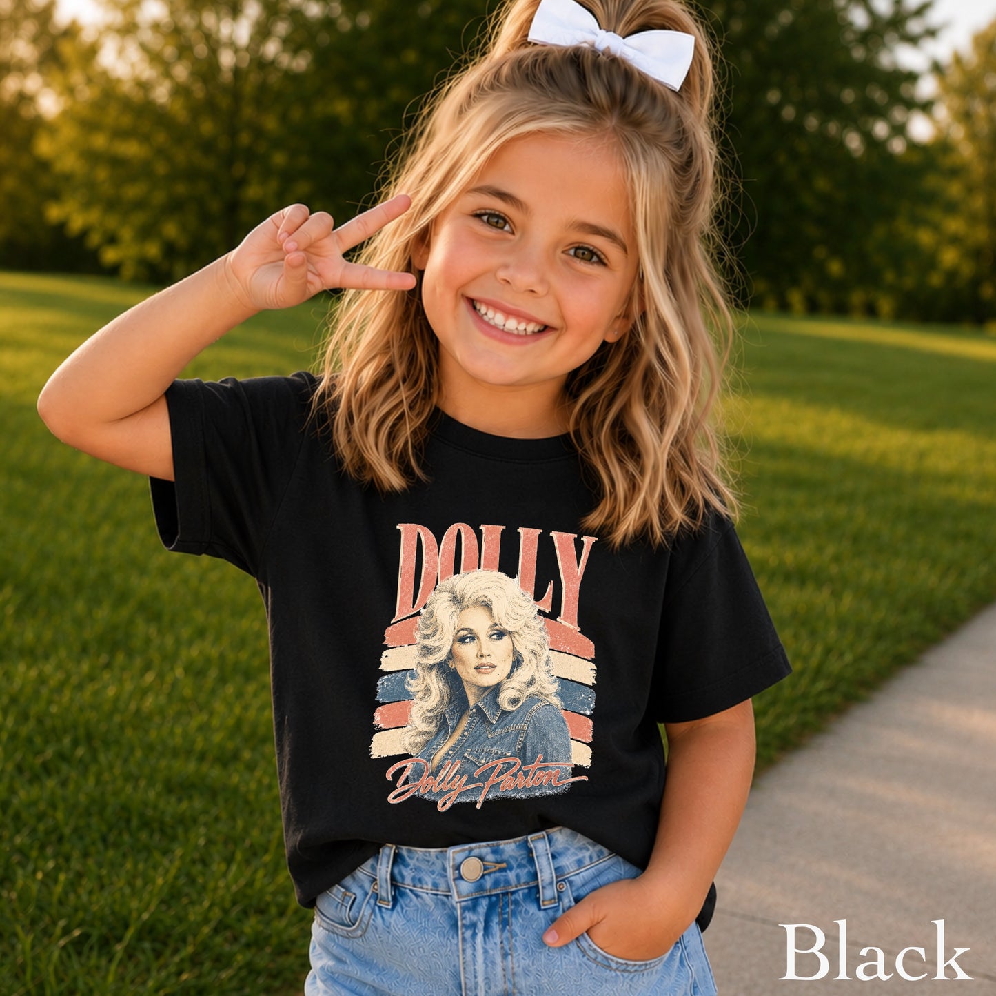 Retro Dolly Youth Comfort Color T-Shirt