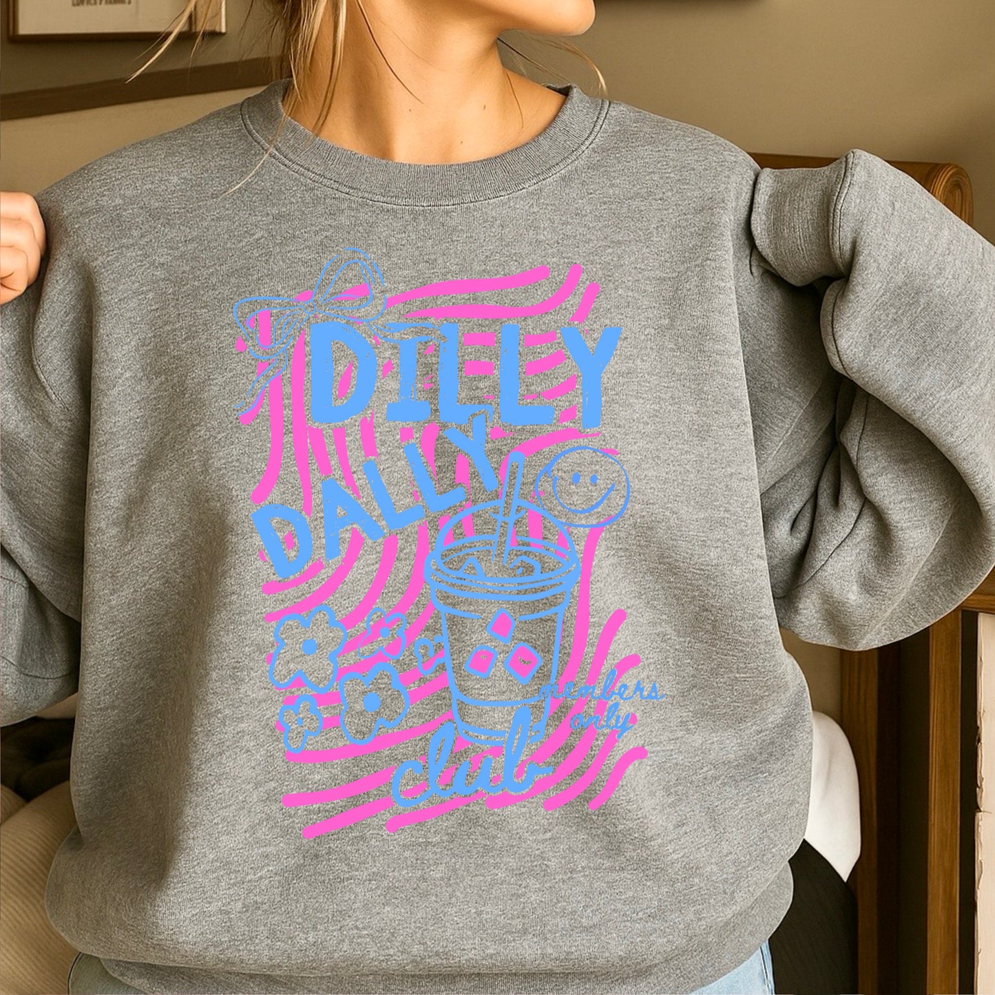 Dilly Dally Club Crewneck Sweatshirt