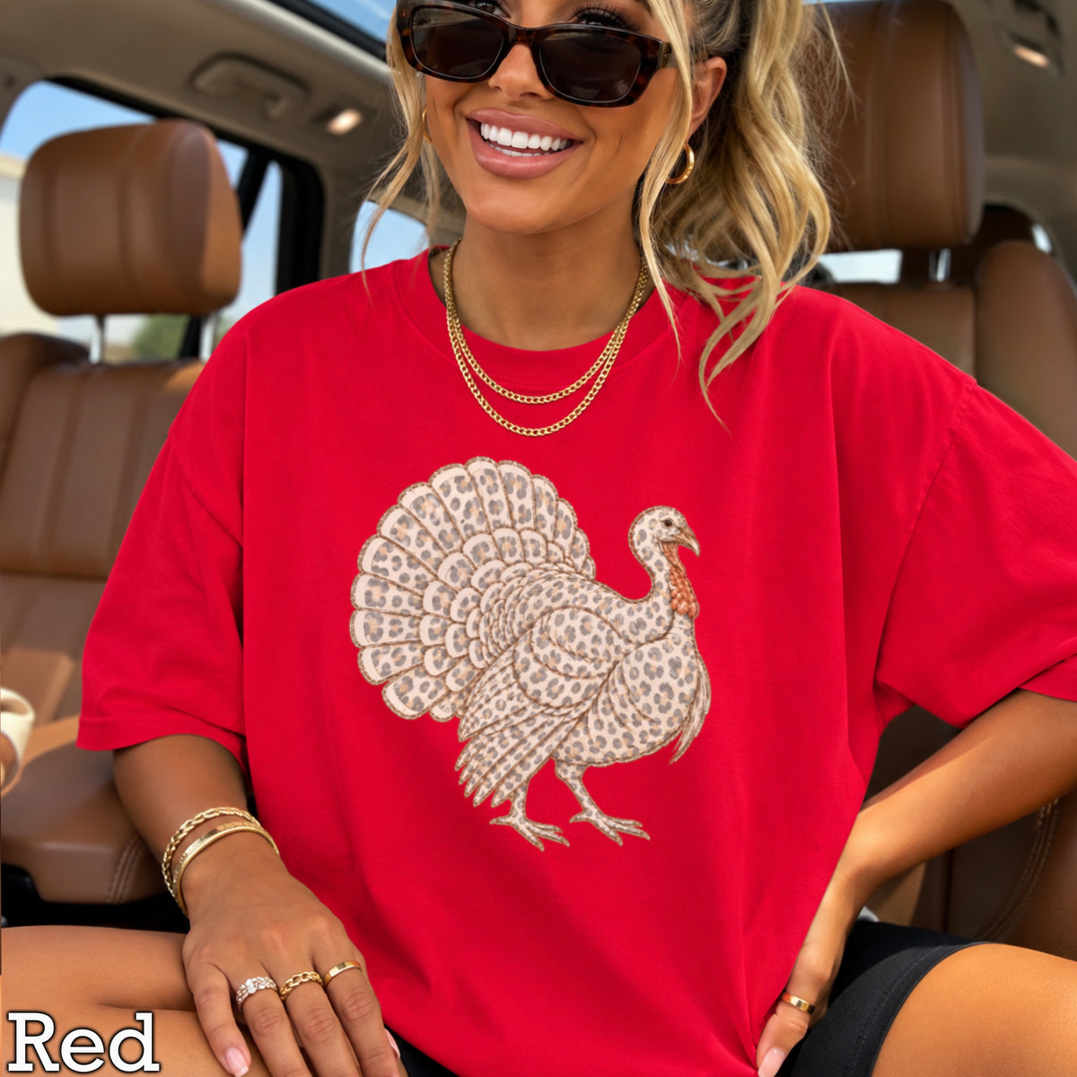 Turkey Thanksgiving Comfort Color Graphic Tee