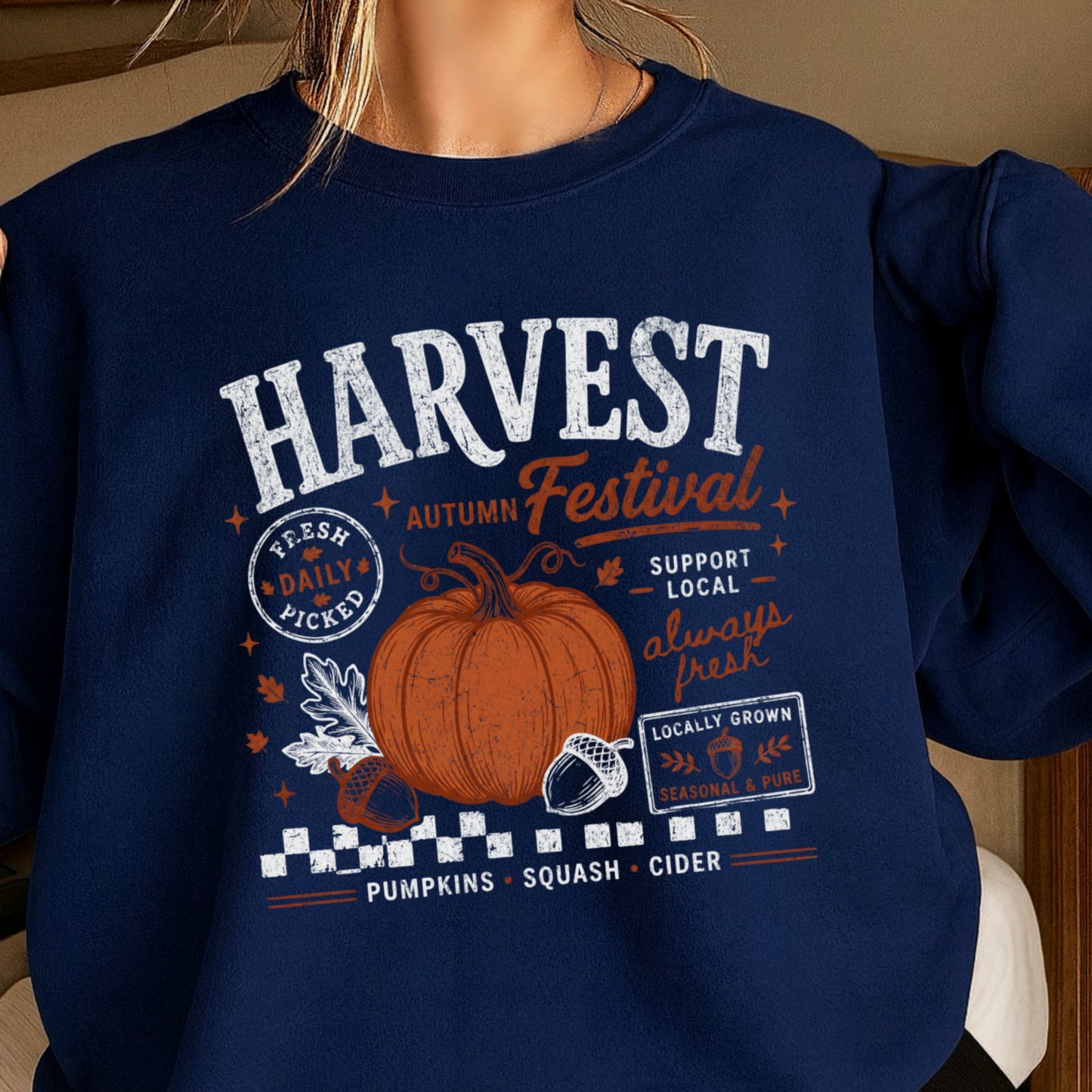 Harvest Festival Fall Crewneck Sweatshirt
