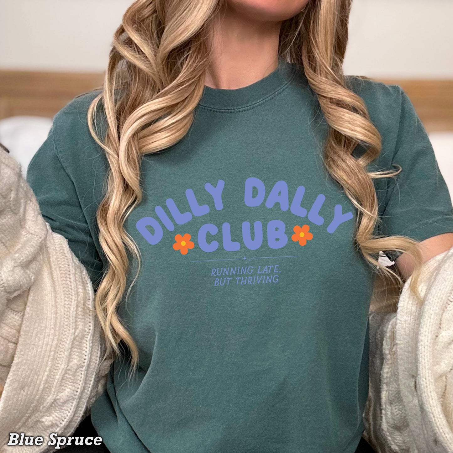 Dilly Dally Club Comfort Color Graphic Tee