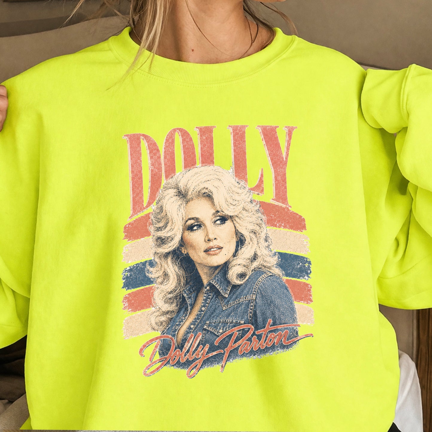Retro Dolly Crewneck Sweatshirt