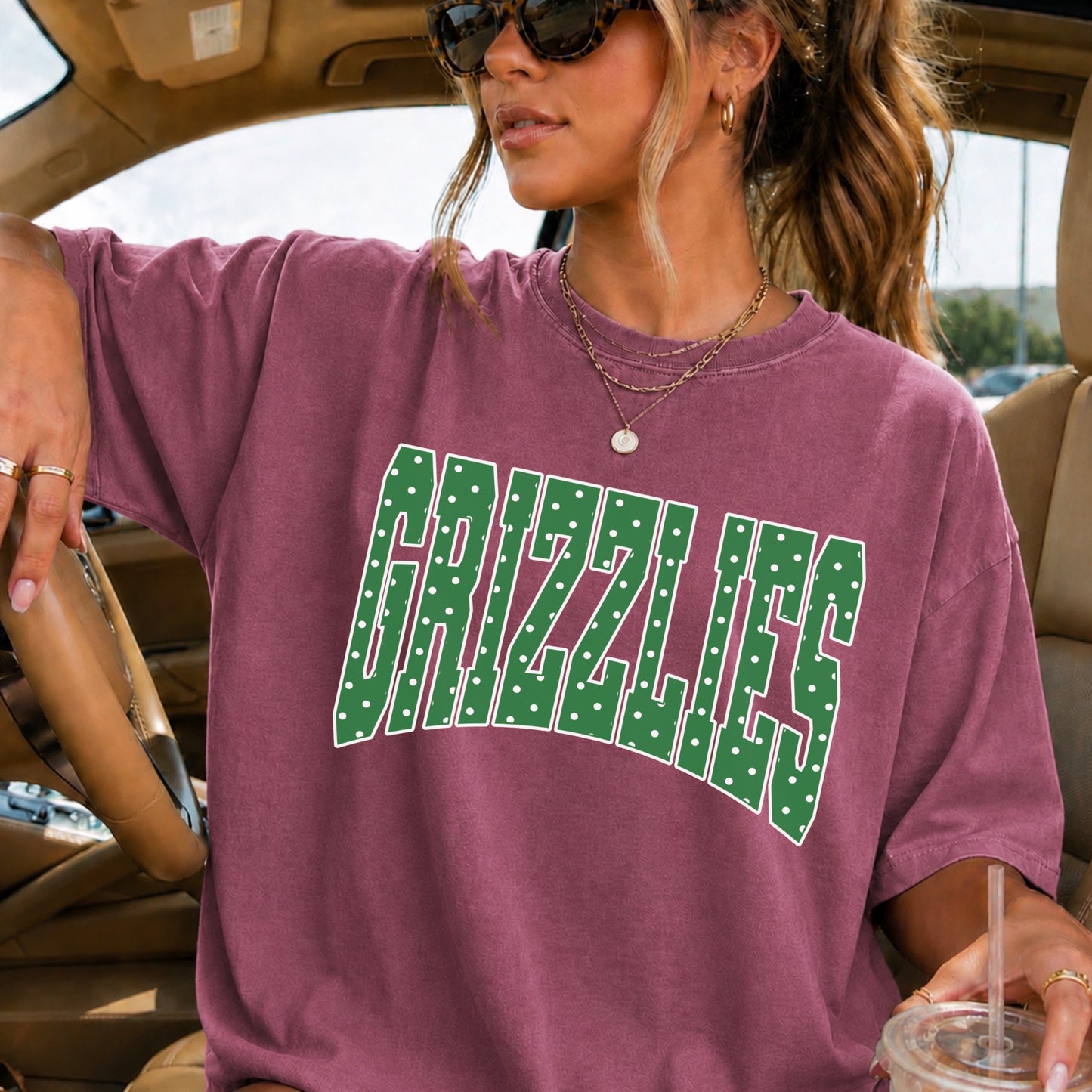 Grizzlies Comfort Color Graphic Tee