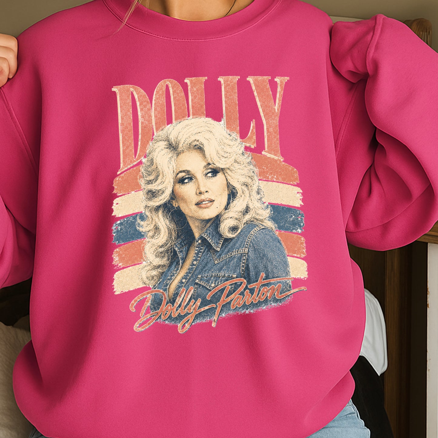 Retro Dolly Crewneck Sweatshirt