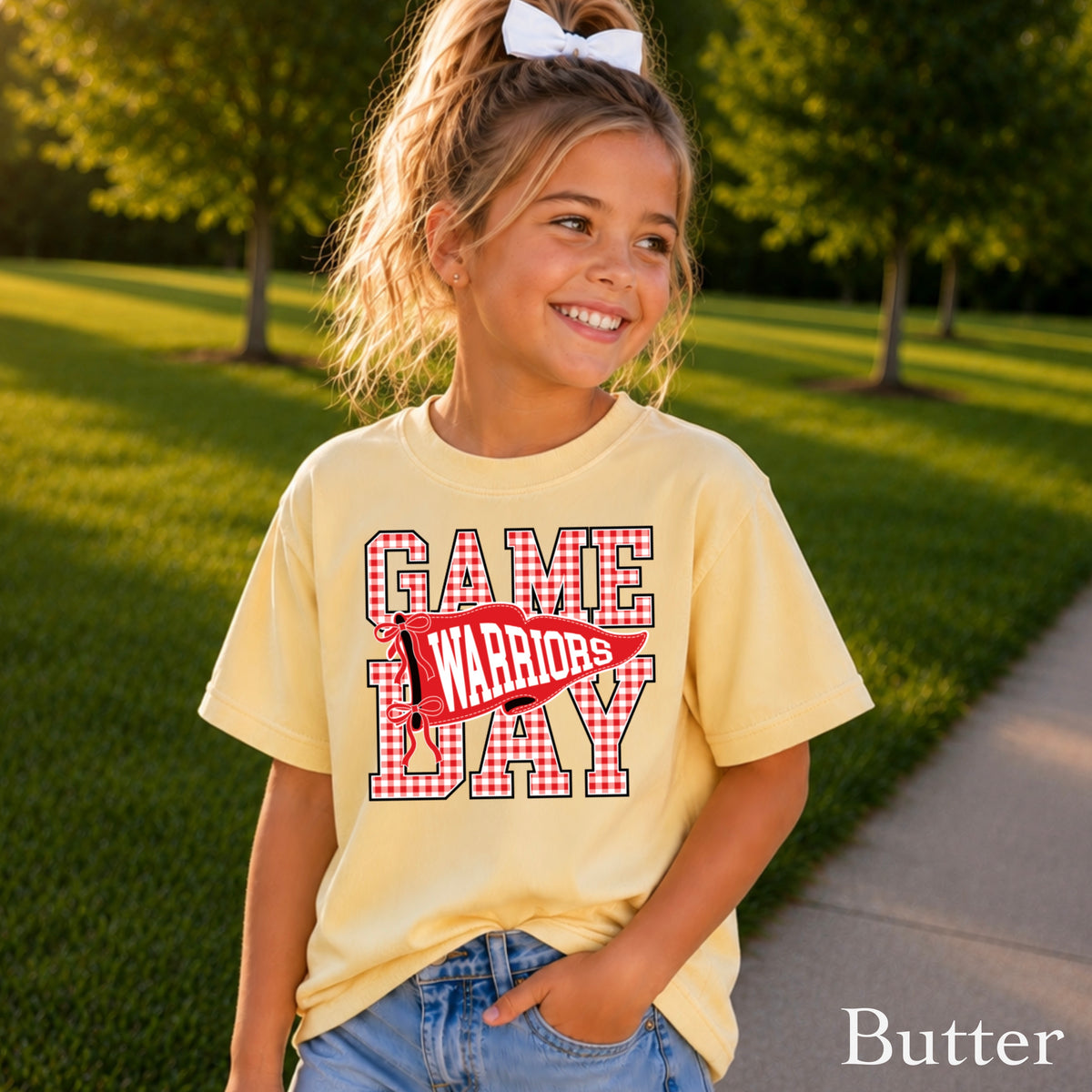 Warriors Youth Comfort Color T-Shirt