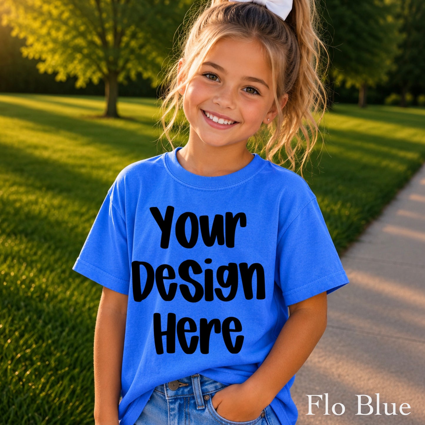 Custom Youth Print On Demand Comfort Color T-Shirt