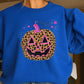 Leopard Pumpkin Halloween Crewneck Sweatshirt