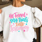 He Turned My Trials Into Testimony Crewneck Sweatshirt