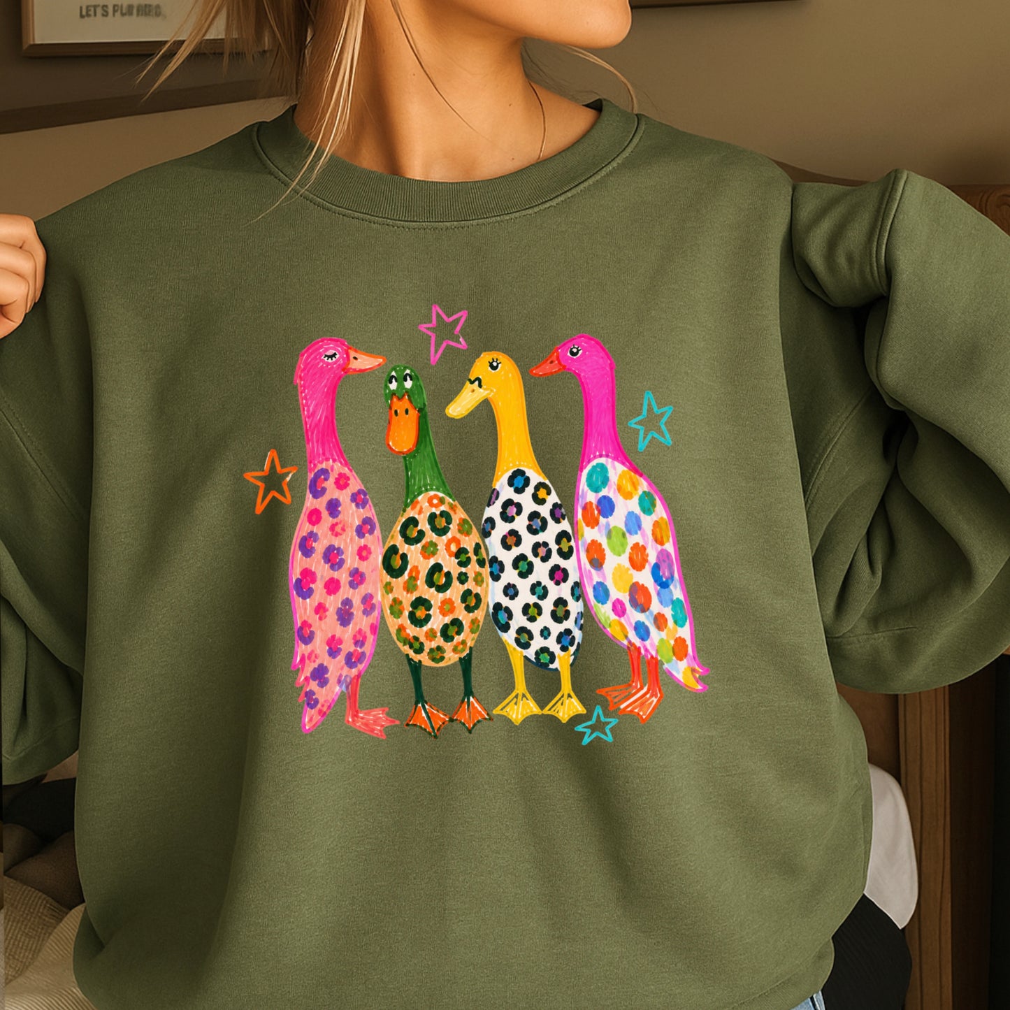 Mallard Ducks Crewneck Sweatshirt