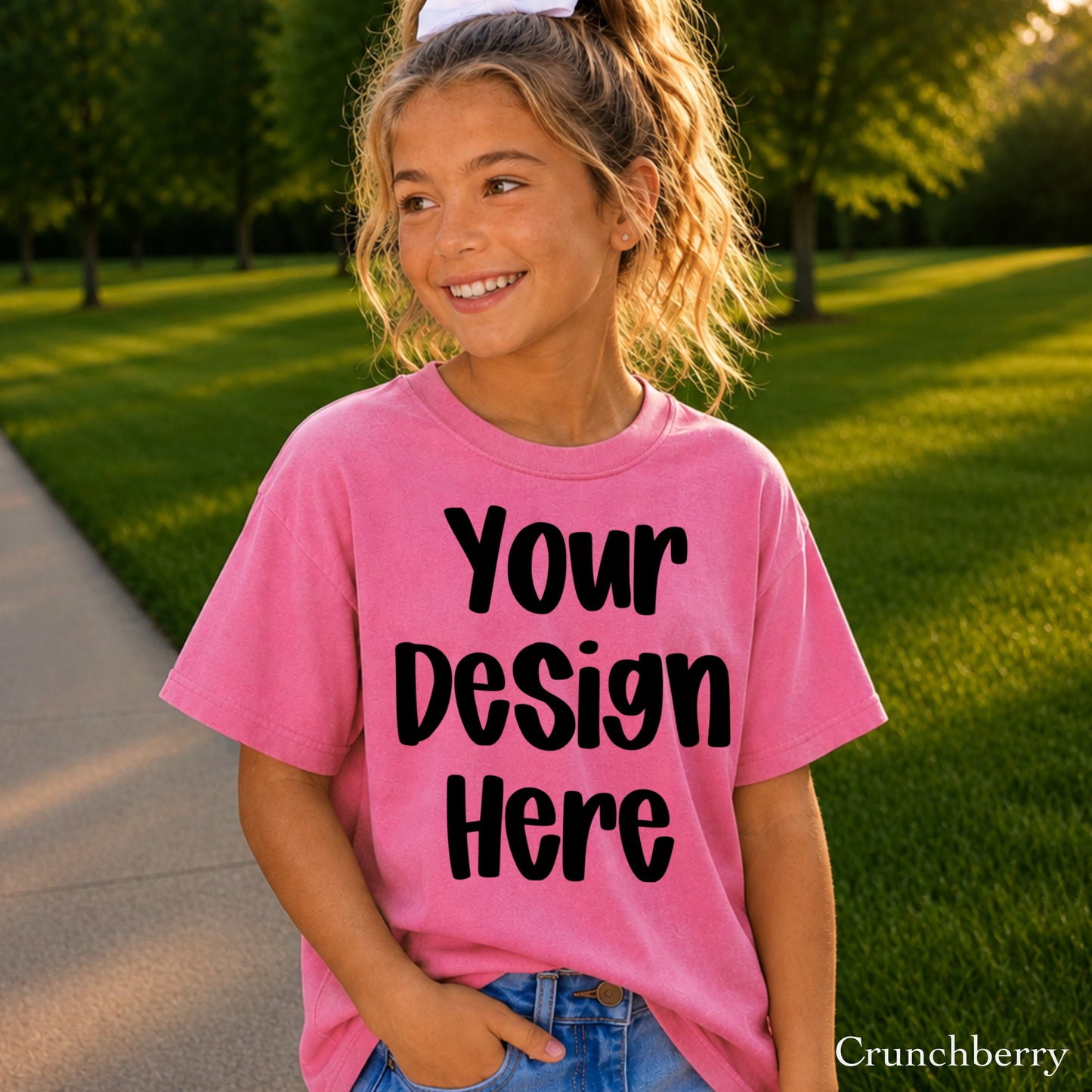 Custom Youth Print On Demand Comfort Color T-Shirt