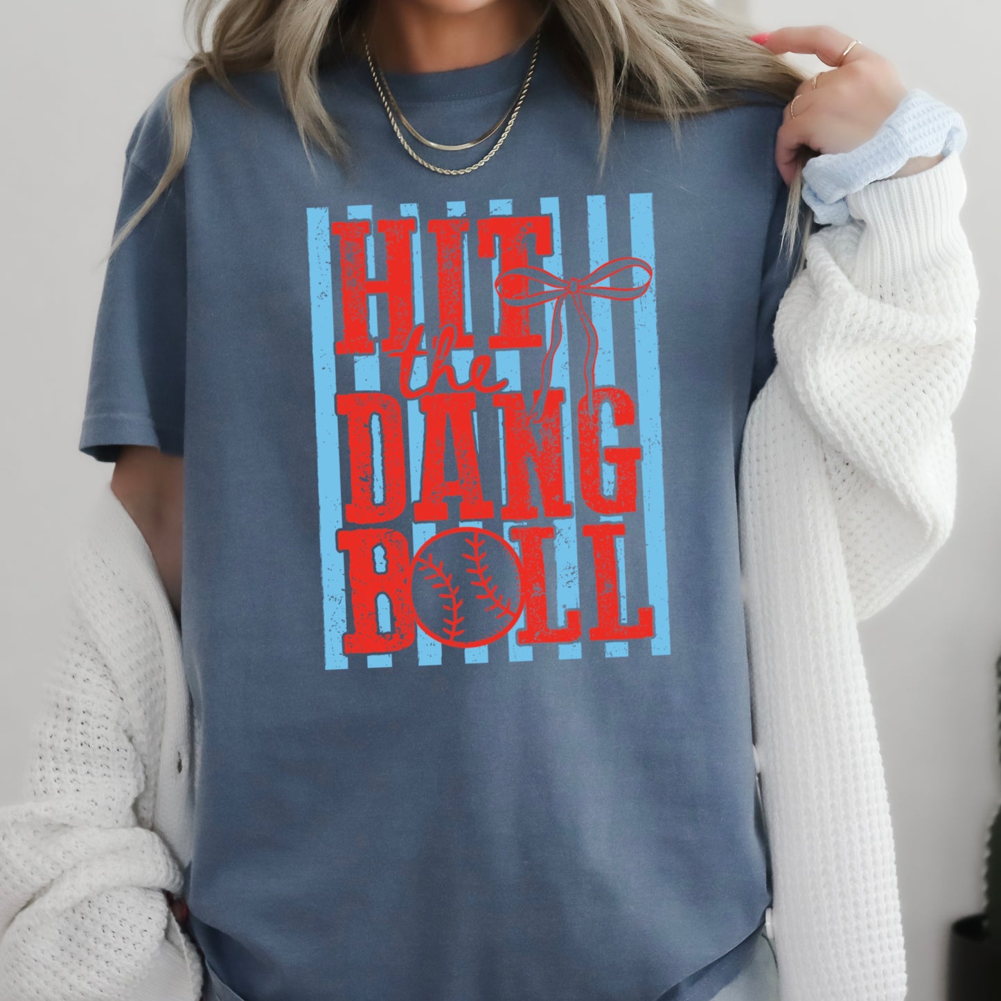 Hit The Dang Ball Comfort Color Graphic Tee