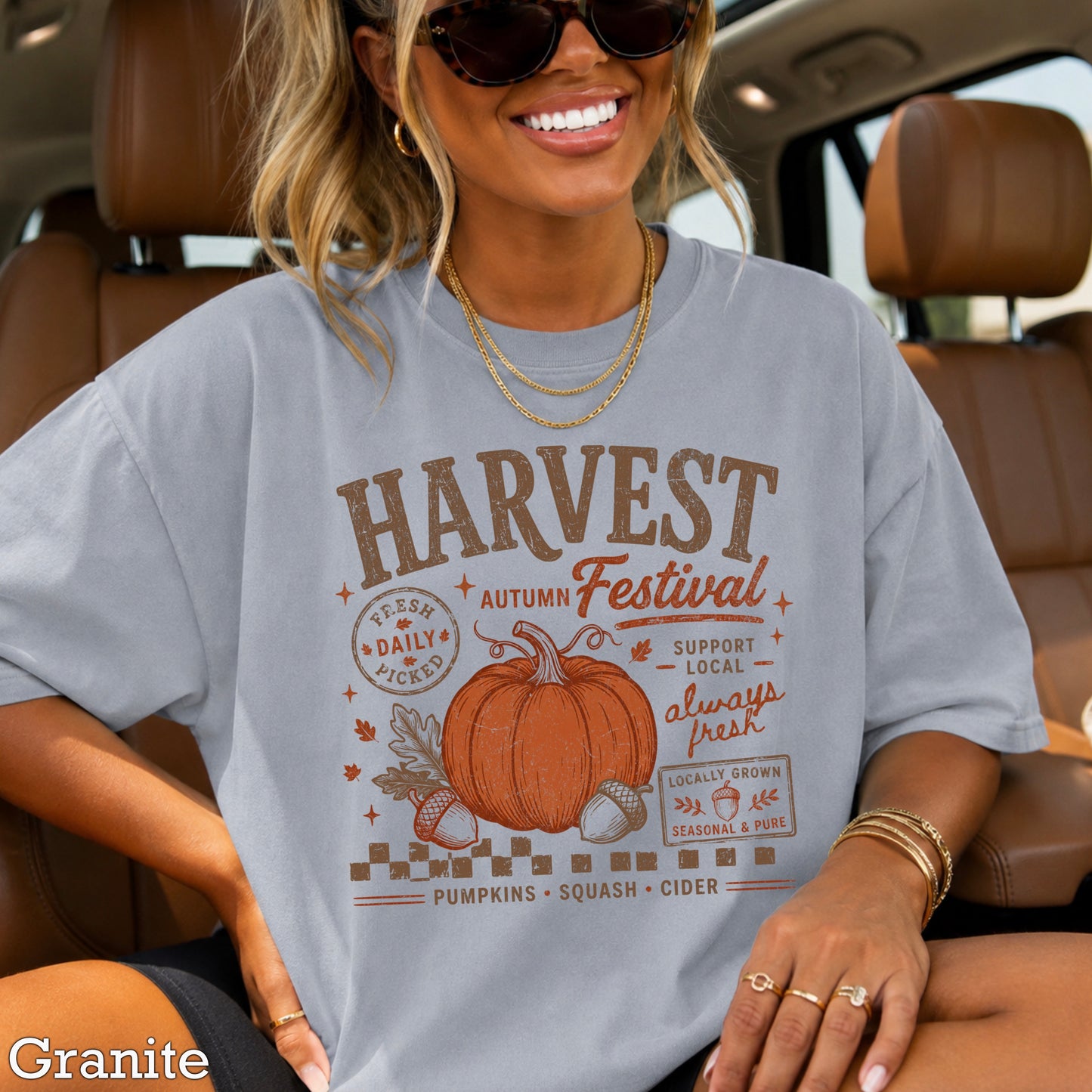 Harvest Festival Comfort Color Graphic Tee