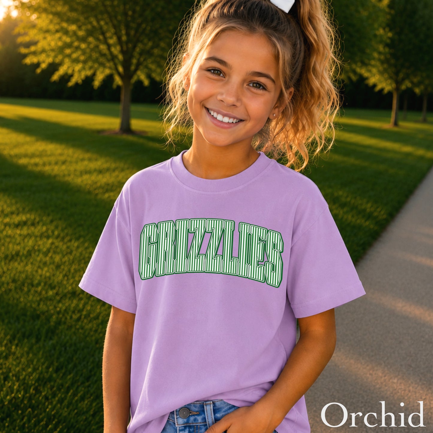 Grizzlies Youth Comfort Color T-Shirt