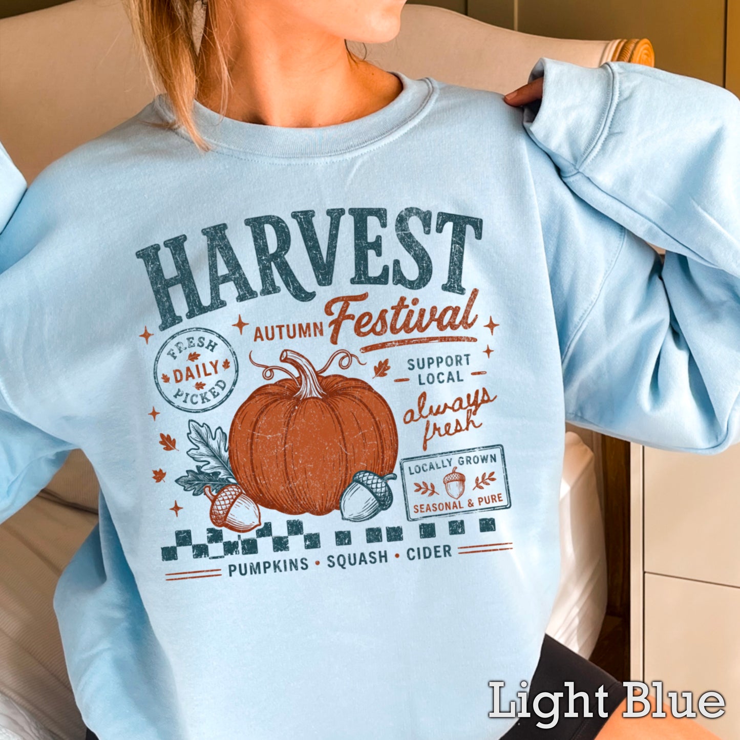 Harvest Festival Fall Crewneck Sweatshirt