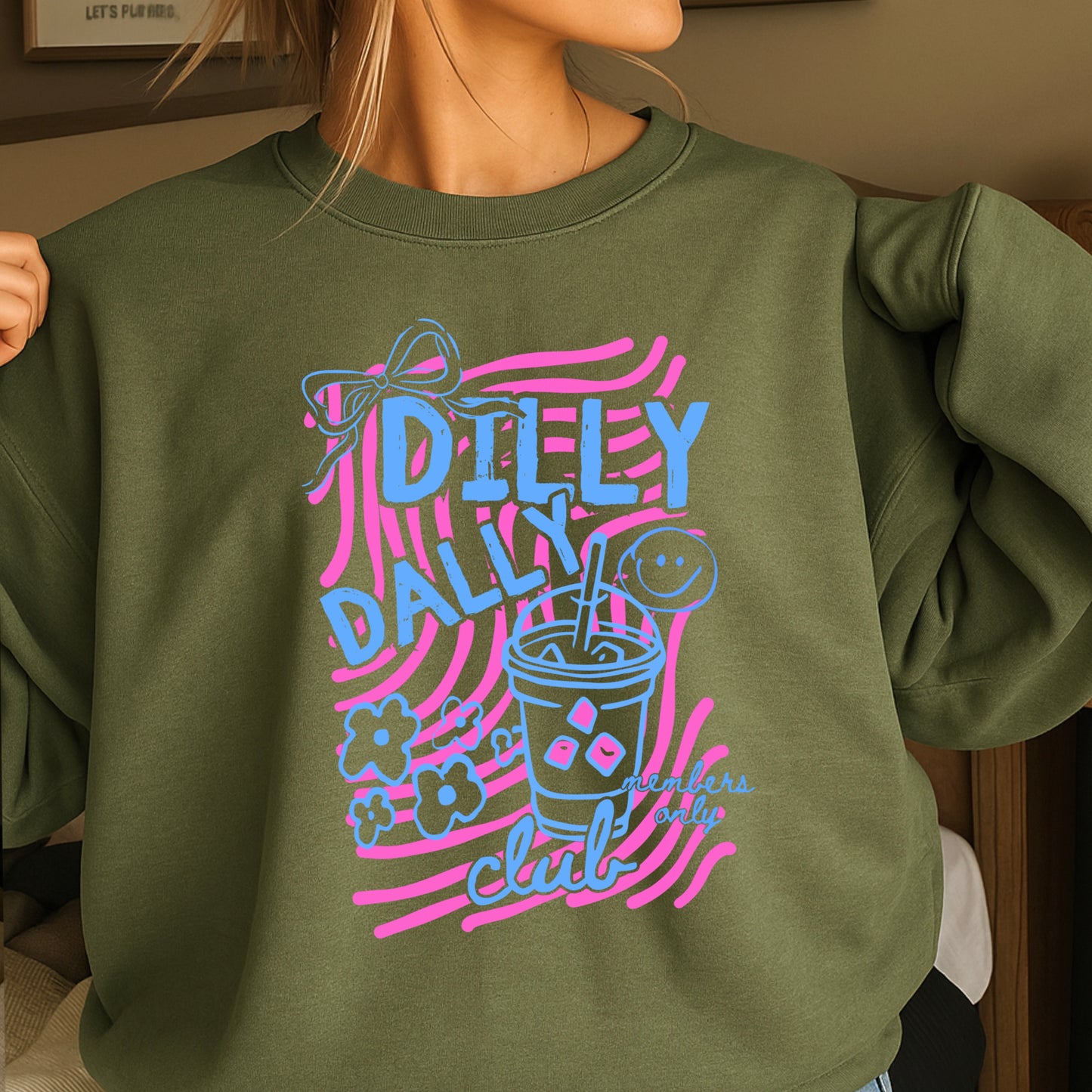 Dilly Dally Club Crewneck Sweatshirt