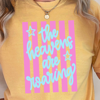 The Heavens Are Roaring Comfort Color Graphic Tee