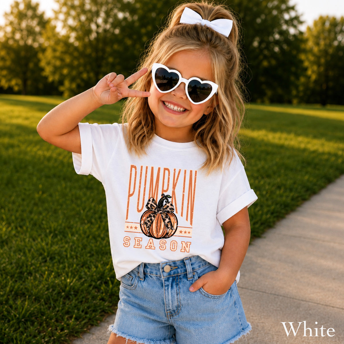 Pumpkin Season Youth Comfort Color T-Shirt