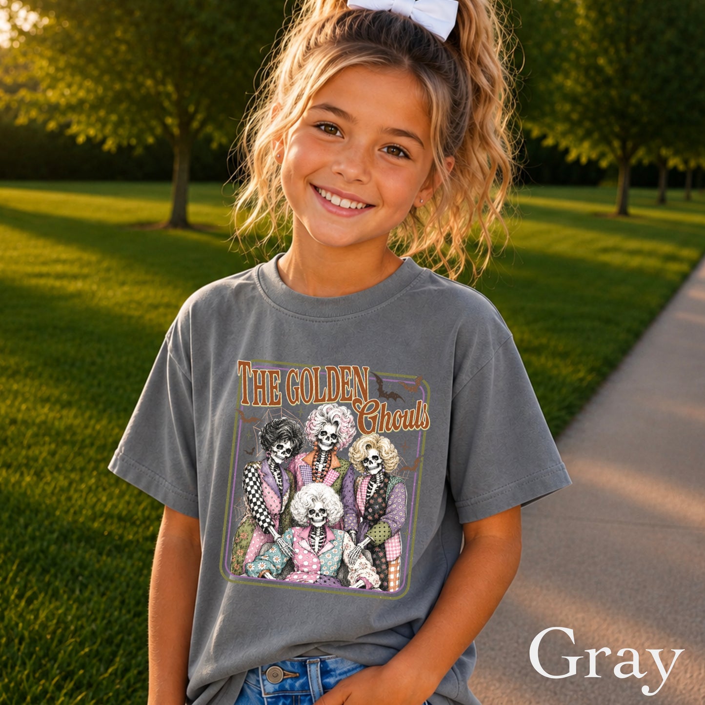 The Golden Ghouls Youth Comfort Color T-Shirt