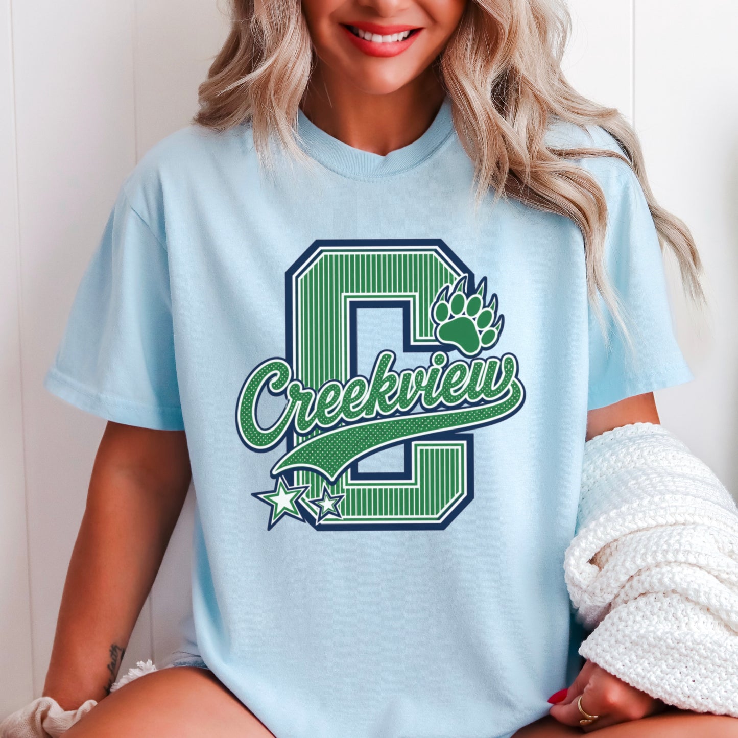 Creekview Grizzlies Comfort Color Graphic Tee